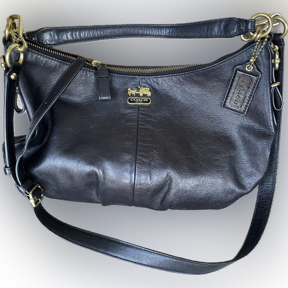 Authentic Coach leather tote bag